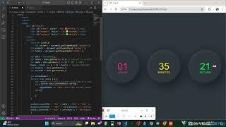 HTML CSS amp Javascript Project 14 Digital Clock Created by Trishanth Kuma [upl. by Eladroc]