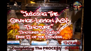 How We Mix quotVOLCANIC MOON Fire Ciderquot  Orange amp Lemon Apple Cider Vinegar Tincture To Tonic part 2 [upl. by Dionne]