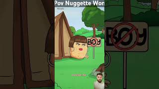 Pov Nuggette Won Won t let Polo In The Camp cartoon shorts [upl. by Hsirrehc]