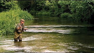 Dry Fly Fishing on a Chalk Stream with Oliver Edwards  Learn Fly Fishing Trailer [upl. by Alyose]