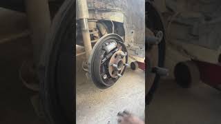 How to Adjust self Adjusting Drum Brake with Parking brake Toyota Corolla Easy way  Rx Mechanic [upl. by Enimisaj]