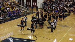 Drumline Awesome 2017 pep rally [upl. by Yerdua]