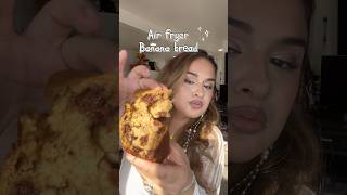 air fryer Banana bread 😱🍌 banana bananabread airfryerrecipes [upl. by Antebi]