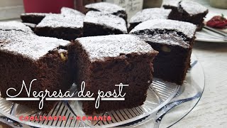 NEGRESA DE POST 👉 VEGANA 💯🍰👉 Retete de prajituri  Gateste sanatos si usor  CoolinariaRomania 33 [upl. by Haze]