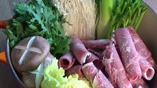 한국인 입맛에 맞는 스키야키 맛있게 만들기 how to make sukiyaki [upl. by Eatnad]