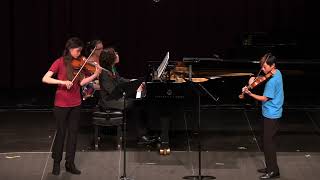 5102024  Suite for Two Violins and Piano Op 71 1st amp 2nd Movements by Moritz Moszkowski [upl. by Cha]