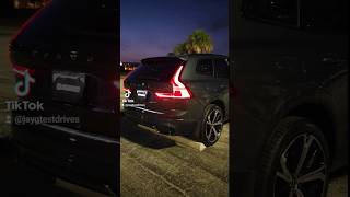 2023 Volvo XC60 B5 Ultimate Dark AWD POV Night Drive Binaural Audio volvoshorts [upl. by Heise585]