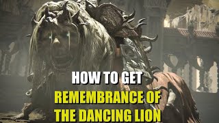 How to get Remembrance of the Dancing Lion Elden Ring [upl. by Roban601]