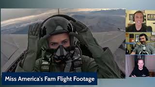 Miss America F16 Flight Footage Fighter Pilots ReactBreakdown [upl. by Sirahs38]