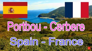 Spain  France  Portbou  Cerbere Coll Dels Belitres [upl. by Seabrook735]