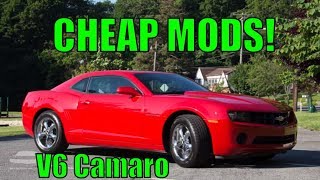 BEST CHEAP MODS FOR V6 CAMARO [upl. by Algy]