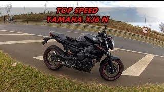 YAMAHA XJ6 N  TOP SPEED HD [upl. by Payson]