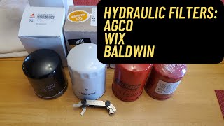 Massey GC Hydraulic Filters AGCO vs Aftermarket [upl. by Eelam]