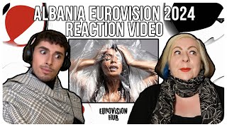 Albania  Eurovision 2024 Reaction  Besa Kokëdhima  Zemrën N’dorë  Eurovision Hub [upl. by Atcliffe895]