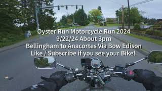 Oyster Run Motorcycle Ride 2024 POV  Bellingham to Anacortes FULL ROUTE  DJI Action 5 Mic 2 [upl. by Nitsirhc472]