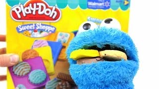 Cookie Monster Sweet Shoppe Bakin Creations PlayDoh [upl. by Retloc67]