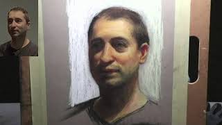 Pastel Painting LIVE  How to use PASTEL for PORTRAITS [upl. by Inga695]