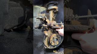 Brake Caliper Slide Pin Cleaning shorts mechanic ford [upl. by Issim72]