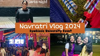 Navratri Vlog 2024Symbiosis University Event [upl. by Fran]