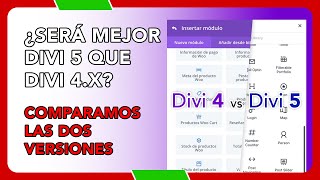 Comparativa entre DIVI 5 Alpha y DIVI 4x Una REVOLUCIÓN en la creación de páginas web [upl. by Acinorrev]