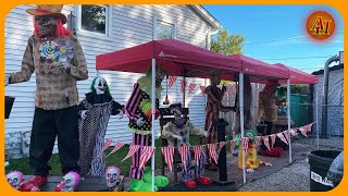 Daytime Walkthrough Halloween Haunted House 2023 [upl. by Giralda]