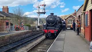 eric treacy token exchange while arriving at levisham station [upl. by Esorlatsyrc]