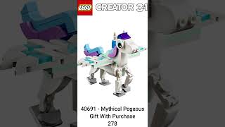 LEGO 40691  Mythical Pegasus GWP revealed [upl. by Atiuqrahs384]