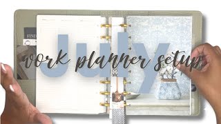 July 2024 work planner setup  new weekly layout [upl. by Eyoj]