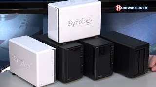 Roundup van vijf Synology 2bay NAS apparaten  HardwareInfo TV Dutch [upl. by Zea]