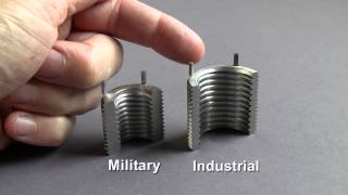 MS NAS Style Keylocking Inserts vs Industrial Inserts [upl. by Suzanne]