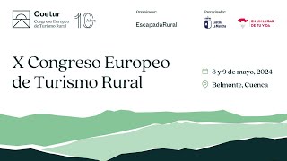 X Congreso Europeo de Turismo Rural · 8 Mayo [upl. by Frierson]