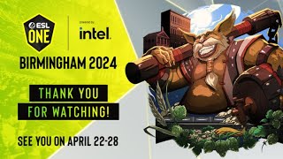 ESL One Birmingham 2024  WEU Closed Qualifiers  C Stream [upl. by Attenweiler]