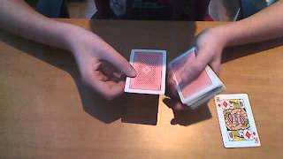 The Four Pile Self Working Card Trick [upl. by Aryad]