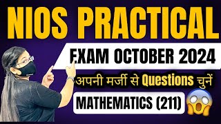 Nios Practical Oct 2024  Viva Written Exam amp Practical file  Nios Class 10 math [upl. by Urbannai]