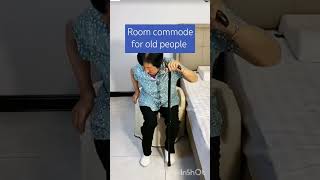 Room Commode for old people easy use commodechair oldagehome shortsviral [upl. by Snell899]