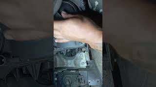 Mercedes SLK Compressor headlight bulb change [upl. by Reld]