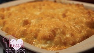 Southern Baked Macaroni and Cheese Recipe  I Heart Recipes [upl. by Rosamund]