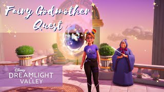 Fairy Godmother Quest Miracles Take Time  Disney Dreamlight Valley [upl. by Aiekahs]