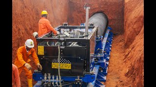 Laying Underground Pipes with Thrust Boring Technology [upl. by Flin]