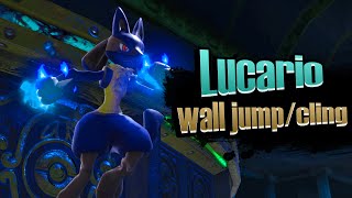 Lucarios wall jump amp wall cling game  Smash Ultimate Guide [upl. by Ellenwahs]