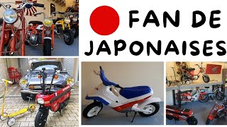 HONDA  FAN de Mini Bike Japonaises Monkey CZ100 CUB EZ 90 DAX ST 70 Motocompo YAMAHA Chappy CRAZY [upl. by Akinimod]