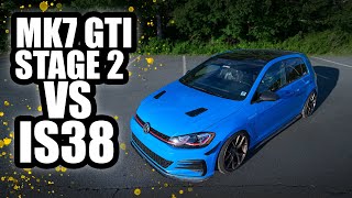 MK75 GTI EQT Stage 2 vs EQT IS38 Turbo Upgrade [upl. by Timotheus]