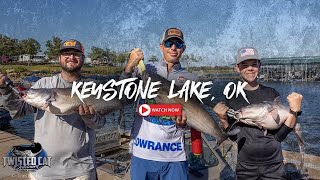 Keystone Lake Catfish  Oklahoma Catfishing is on fire during tournament [upl. by Matthieu616]