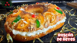 ROSCÓN DE REYES Delicioso y Esponjoso 🤤 [upl. by Lrak]