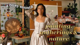 Summer Art Vlog lots of workshops and a busy month in the studio [upl. by Lledrac]