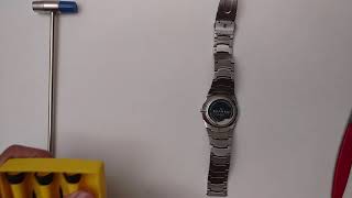 Skagen 531XLSGX1 How To Change Battery and Remove MarkerTime Lapse [upl. by Mylan763]