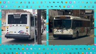 NJ Transit 8 BERGEN AVENUE WAVE STREET BAYONNE 55TH STREET NABI 41615 6009 [upl. by Anoo]