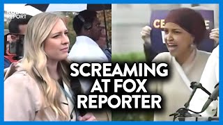 Watch Ilhan Omar Scream at Fox Reporter After She Asks This [upl. by Martin876]