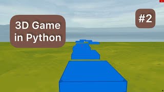 Make 3D Game With Python Ursina Engine 2  Create Moving Platforms and Quit Button [upl. by Ecikram]