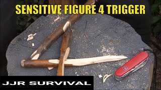 HOW TO MAKE A FIGURE 4 DEADFALL TRIGGER [upl. by Nylanaj722]